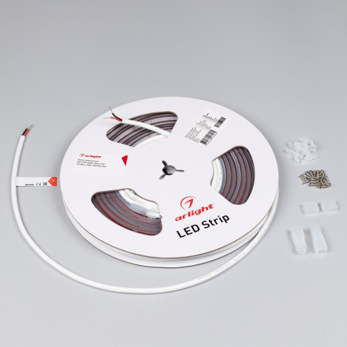 Светодиодная лента Arlight герметичная CSP-PFS-X320-10mm 24V Warm2400 (10 W/m, IP68, TWP100, 5m) 060277
