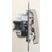 Переключатель перекрестный Systeme Electric Glossa Перламутр GSL000671