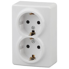 Розетка 2P+E Schuko Эра 11-2205-01 Б0020691