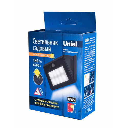 Светильник на солнечных батареях (UL-00003134) Uniel Functional USL-F-163/PT120 Sensor