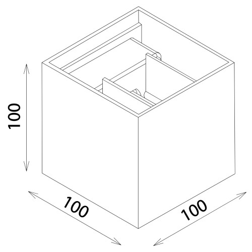 Уличный настенный светодиодный светильник Elektrostandard 1548 Techno LED Winner 4690389106279
