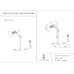 Настольная лампа Kink Light Камила 07717-T,19