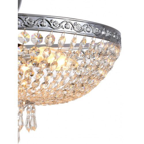 Люстра на штанге Natali Kovaltseva ROCOCO 81407/6C CHROME