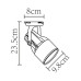 Трековый светильник Arte Lamp A6252PL-1BK