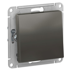 Переключатель 1-клавишный, сх.6, 10АХ Systeme Electric AtlasDesign Сталь ATN000961
