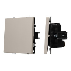 Механизм выключателя одноклавишный перекрёстный Arlight SWT-NOBE-MKX1-SFPL-CA (230V, 10A) 059428