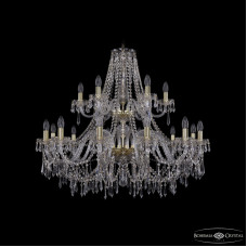 Подвесная люстра Bohemia Ivele Crystal 1403/12+6/360/2d G