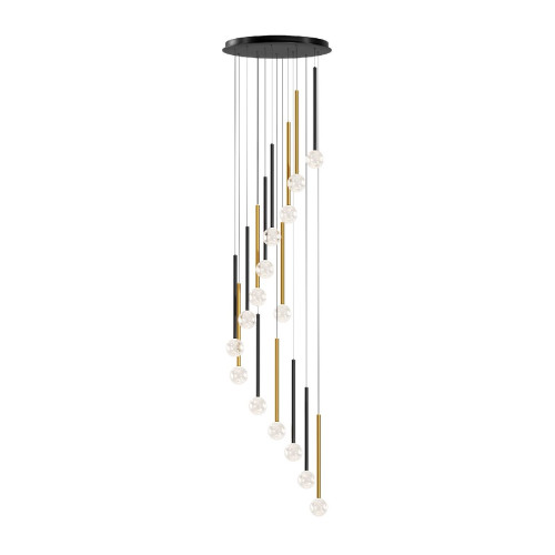 Каскадная люстра Maytoni Bubble dream MOD383PL-L40BBS3K