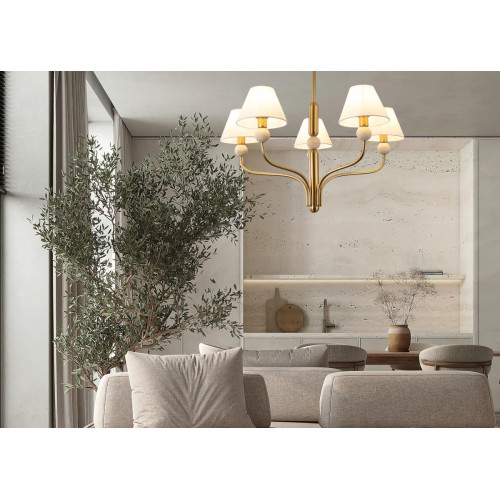 Люстра на штанге Freya Aurelia FR2058PL-05BS