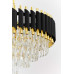 Подвесная люстра Lumina Deco Funneli LDP 6003-550 BK+F.GD