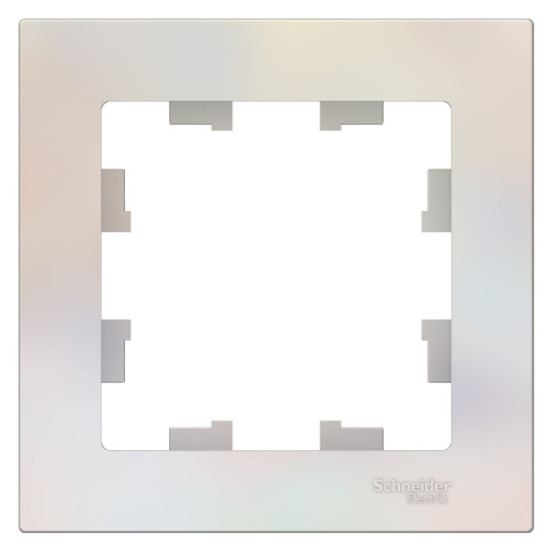 Рамка 1-ая Systeme Electric AtlasDesign Жемчуг ATN000401