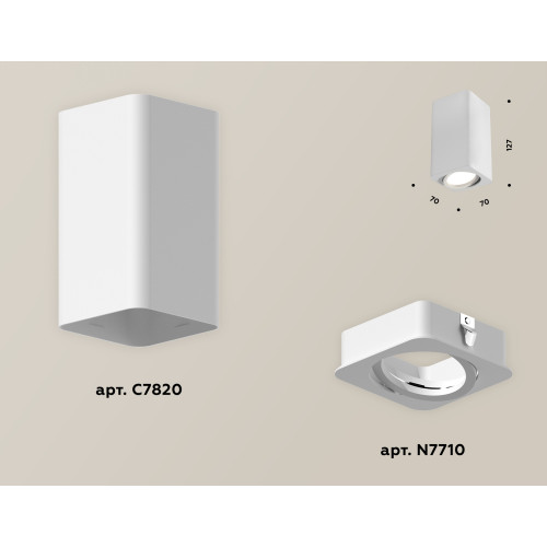 Потолочный светильник Ambrella Light Techno Spot XS7820010 (C7820, N7710)