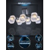 Потолочная люстра Seven Fires Shona SF3357/6C-BK-CR-WT