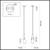 Подвесной светильник Odeon Light Lia 6696/5L