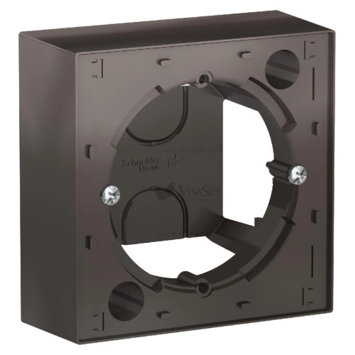 Коробка для наружного монтажа Systeme Electric AtlasDesign Мокко ATN000600 Коробка для наружного монтажа Systeme Electric AtlasDesign Мокко ATN000600