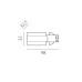 Питание боковое к треку 5040xx-(F)/(R) Lightstar Quattro 504116-FRPS