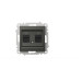 Розетка компьютерная двухместная ( Cat 6) ELBI Zena Vega 609-011100-248