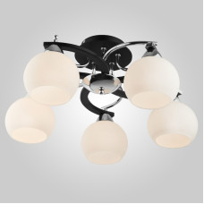 Потолочный светильник Eurosvet 9654/5 хром/черный 00000065865