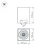 Накладной светильник Arlight SP-Cubus-S100x100WH-11W Day White 023078(1)