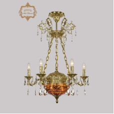 Подвесная люстра Art Classic 31.51.6.CK125SP.250SP.G.Sp.Amber.1D