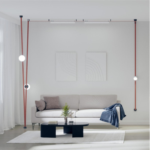 Трековый однофазный светильник Denkirs Belty linear DK5576-WH