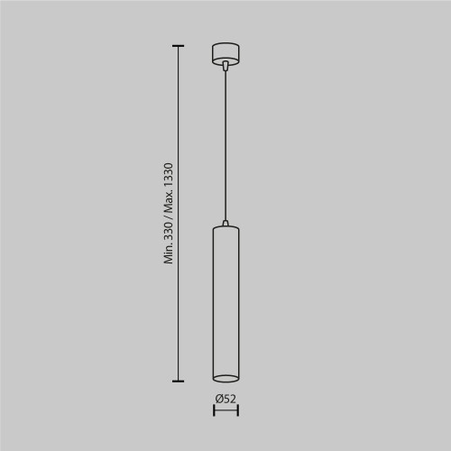 Подвесной светильник Maytoni Focus LED P072PL-L12W3K-1