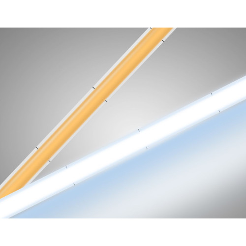 Светодиодная лента Ambrella Light Illumination COB 400Led/10W m/ 24V IP20 6500K/ 5m*5mm*2.1mm (2 конт.) GS4613