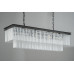 Подвесная люстра Delight Collection 1920s Odeon KR0387P-10C/P black/frost