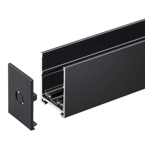 Шинопровод накладной/подвесной в комплекте заглушки 2шт, крышка и соединительная планка 1шт Novotech Port Vector 135300