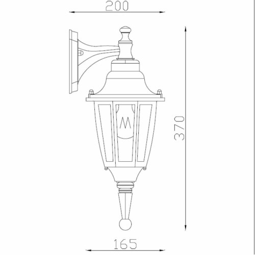 Уличный настенный светильник Lucide Tireno 11833/01/30