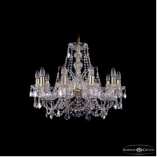 Подвесная люстра Bohemia Ivele Crystal 1411/10/240 G Leafs