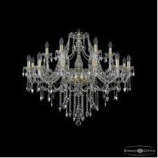 Подвесная люстра Bohemia Ivele Crystal 1415/12+6/360 G