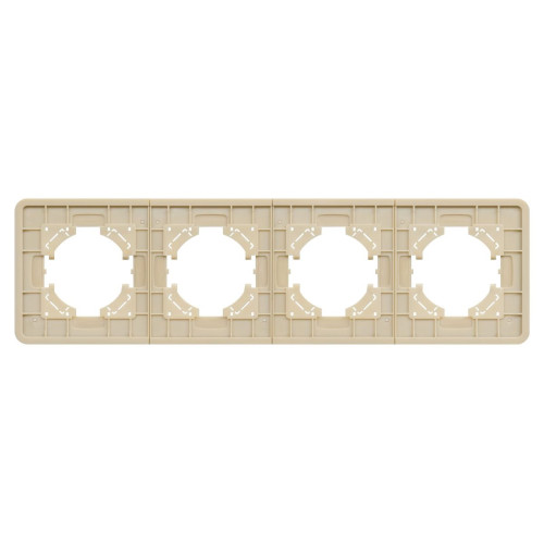 Рамка на 4 поста алюминиевая Arlight FRM-AKIRY-AL-4-GD 049733