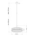 Люстра на штанге Kutek Lavone LAV-ZW-6(P)600-1/R