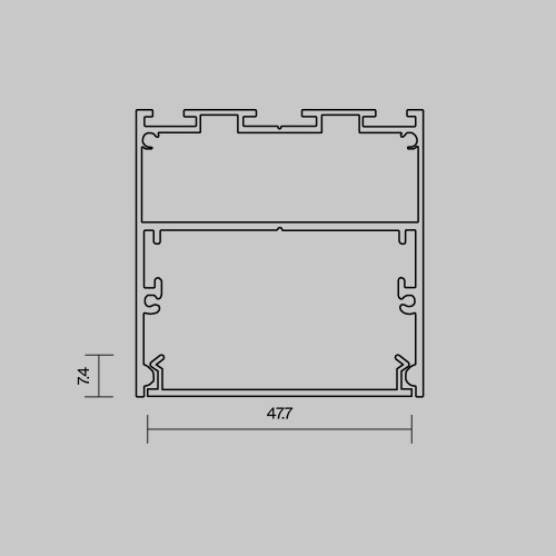 Рассеиватель для профиля 5050 Maytoni Led Strip ALM-5050T-O-DF-10M 642050