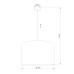 Подвесной светильник TK Lighting 11213 Vellum Sabia a072560