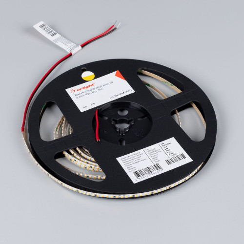 Светодиодная лента Arlight MICROLED-M240-4mm 24V Warm3000 (8 W/m, IP20, 2216, 5m) 047871