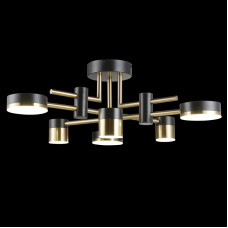 Потолочная люстра Natali Kovaltseva LED LAMPS 81368 GOLD BLACK