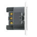 Розетка 1-местная Stekker 250В 16А Мия RST16-3112-01 50441