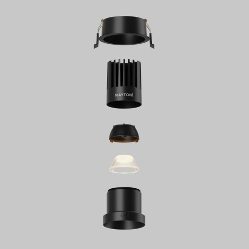 Встраиваемый светильник Maytoni Dip DL118-15W-2.7K-B