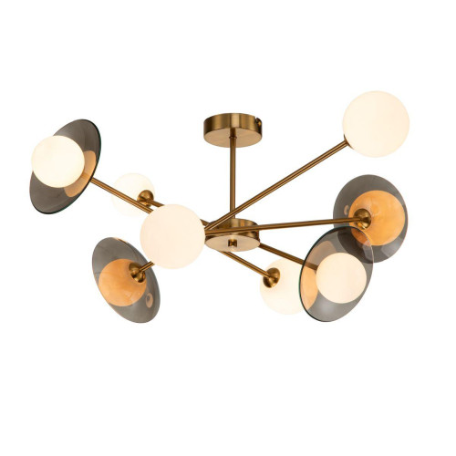 Потолочная люстра Indigo Jazz 11020/8C Brass V000164 Потолочная люстра Indigo Jazz 11020/8C Brass V000164