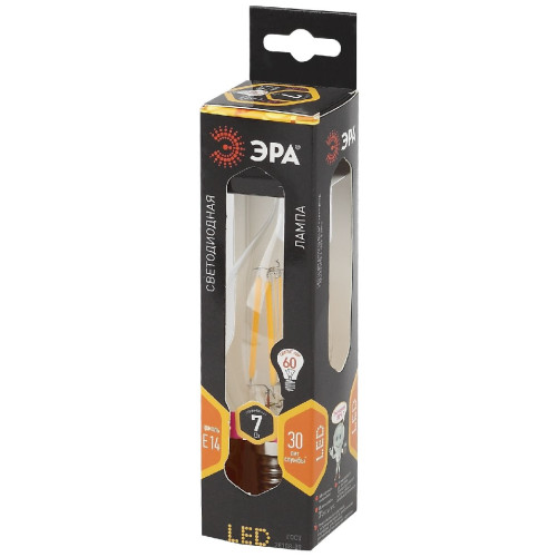 Лампа светодиодная Эра E14 7W 2700K F-LED BXS-7W-827-E14 Б0027944