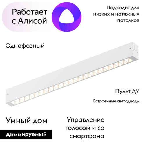 Трековый светильник Denkirs Smart DK8002-WH