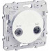 Розетка R-TV/SAT Schneider Electric Odace S52R454