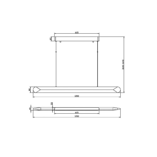 Подвесной светильник Maytoni Motion MOD276PL-L40W3K