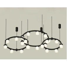 Комплект подвесного светильника Ambrella Light Techno Ring XR92092210 (A9209x3, C9242, C9238, C9232, N8402)