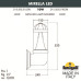 Настенный светильник Fumagalli Sauro D15.505.000.LXD1L.CRB