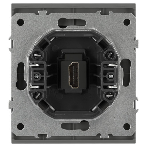 Розетка Эра Arktik 16-3114-06 HDMI графит Б0070509