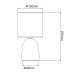 Настольная лампа Uniel UML-B305 E14 WHITE UL-00012419