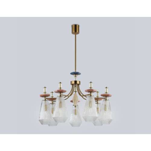 Люстра на штанге Ambrella Light High Light Ceramo Modern LH53184